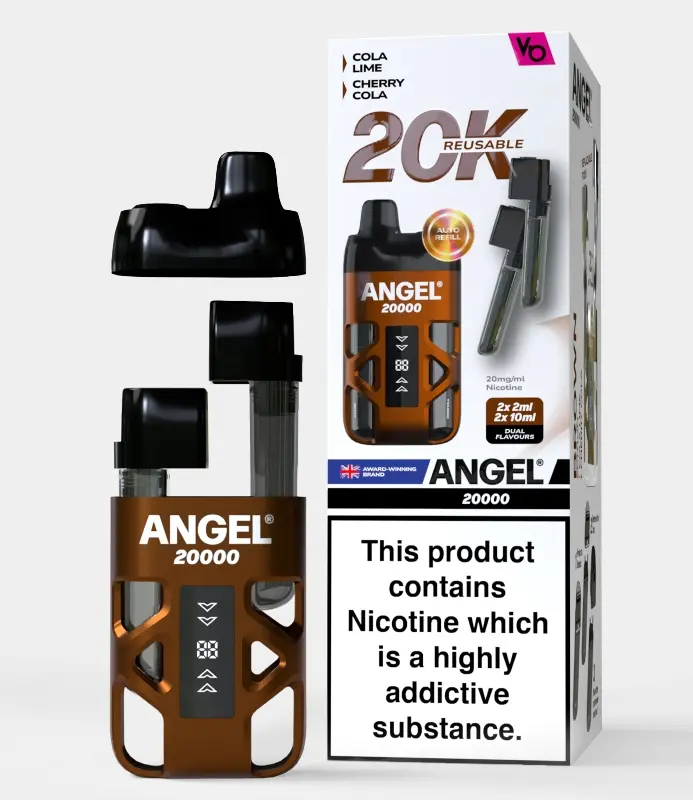 Brown Edition Angel 20000 Rechargeable Disposable Pod Kit